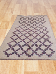 Load image into Gallery viewer, Antique Rug - Beni Mguild Rug - Chic Rug - Black and White Rug - New York Rug - Rug in Canada - Handwoven Rug - Floor Rug - , Stairs rug - AUALIRUG