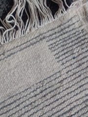 Load image into Gallery viewer, Antique Rug - Beni Mguild Rug - Chic Rug - Black and White Rug - New York Rug - Rug in Canada - Handwoven Rug - Floor Rug - , Stairs rug - AUALIRUG