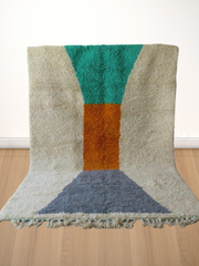 Load image into Gallery viewer, customized bohemian rug,hand-knotted rug, handwoven rug runner,moroccan berber carpet, colorful rug - AUALIRUG