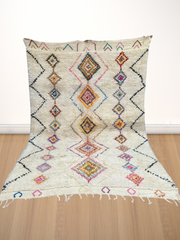 Load image into Gallery viewer, Beniourain rug, Moroccan Berber rug, Moroccan carpet, Moroccan wool rug, colorful rug - AUALIRUG