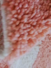 Load image into Gallery viewer, Beni Mrirt rug - Home art living room rug - Monochrome Deisgn Interior - Faded Rug - Shaggy Rug - Pink Rug - Geometric Runner - Plain rug - AUALIRUG