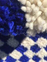 Load image into Gallery viewer, Amazing multicolored Rug - Handmade Rug - Traditional Moroccan Rug - Wool Area Rug - Bohemian Rug - Blue and White Rug - Antique Rug - AUALIRUG