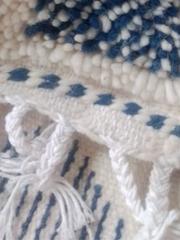 Load image into Gallery viewer, Hand Braided rug - Exclusive beni Ourain Rug- Chic Rug- Colorful rug - USA Rug New York Rug - Rug in Australia - Handmade Rug - Floor Rug - AUALIRUG