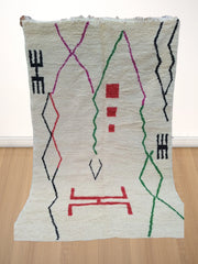 Load image into Gallery viewer, Second hand Moroccan carpets, Grooved Rug, colored carpet, Custom made Rug| Customise