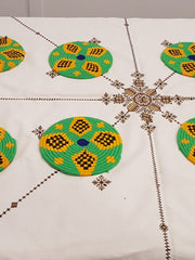 Load image into Gallery viewer, Moroccan Handmade Wool Placemat Set of 10#22 - AUALIRUG