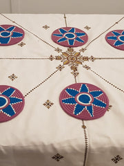 Load image into Gallery viewer, Moroccan Handmade Wool Placemat Set of 10#18 - AUALIRUG