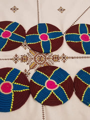 Load image into Gallery viewer, Moroccan Handmade Wool Placemat Set of 10#24 - AUALIRUG