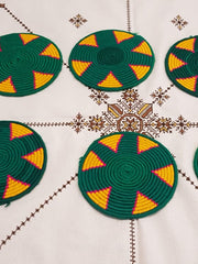 Load image into Gallery viewer, Moroccan Handmade Wool Placemat Set of 10#11 - AUALIRUG