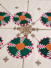 Load image into Gallery viewer, Moroccan Handmade Wool Placemat Set of 9 #10 - AUALIRUG