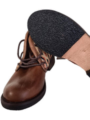 Load image into Gallery viewer, MOROCCAN KILIM BOOTS, Vintage Carpet Leather Boots Boho, Handmade Western Ankle Boots - AUALIRUG