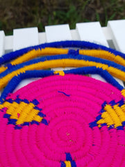 Load image into Gallery viewer, Moroccan Handmade Wool Placemat Set of 10 #12