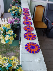 Load image into Gallery viewer, Moroccan Handmade Wool Berber Placemat Set of 8 #6 - AUALIRUG