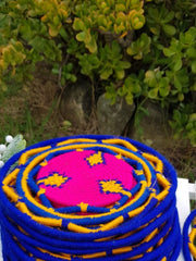 Load image into Gallery viewer, Moroccan Handmade Wool Placemat Set of 10 #12