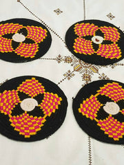 Load image into Gallery viewer, Moroccan Handmade Wool Placemat Set of 8 # 31 - AUALIRUG