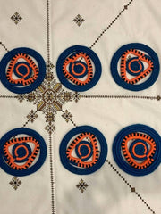 Load image into Gallery viewer, Moroccan Handmade Wool Placemat Set of 10 # 36 - AUALIRUG