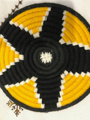 Load image into Gallery viewer, Moroccan Handmade Wool Placemat Set of 9 # 38 - AUALIRUG