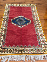 Load image into Gallery viewer, Contemporary Moroccan rug- Moroccan Berber rug - rug in Australia - Chic rug - Handmade Rug - Antique Berber Rug - Multicolor Rug - Old Rug