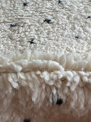 Load image into Gallery viewer, Rug Dots Beni Ourain Style Hand Knotted Morocco, Handmade Dotty Rug, Authentic Moroccan Ivory Berber Carpet, Morocco Area Rug, Polka Rug