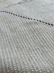 Load image into Gallery viewer, Traditional Moroccan Rug - Moroccan Rug - Black and White Rug - Peach Rug - Wool Carpet - Checkerboard Rug - Pakistani Rug Gift Rug