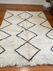 Load image into Gallery viewer, Moroccan Rug - Beni Ourain Rug - Shag wool Berber Rug - Handmade Wool Rug - Contemporary Rug Hand Knotted Rug-Custom Size Rug - Floor rug