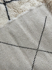 Load image into Gallery viewer, Home Art living Room rug - Carpet Handmade by Berber Women - Rug in Austalia - Bohemian Rug - Hand Knotted Rug - Black White Custom Rug