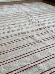 Load image into Gallery viewer, Hand Woven Blanket Eye-Catching Carpet - Authentic Moroccan Rug - Rug Handmade By Berber Women - Beni Ourain Rug - Bedroom Rug - Floor Rug