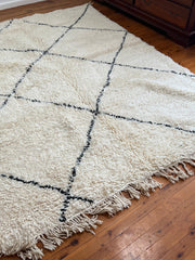 Load image into Gallery viewer, Beni Ourain Rug - Berber Carpet - Handmade Wool Rug - Authentic Rug - Contemporary Rug Hand Knotted Rug- Custom Size Rug -Wool Rug