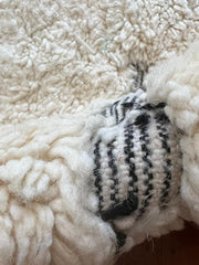 Load image into Gallery viewer, Luxury Wool Rug, Large Rug, Moroccan Rug, Cross Pattern Living Room Rug, Berber Rug, Fluffy High Pile Runner, Black White Rug