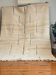 Load image into Gallery viewer, Luxury Wool Rug, Large Rug, Moroccan Rug, Cross Pattern Living Room Rug, Berber Rug, Fluffy High Pile Runner, Black White Rug