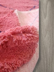 Load image into Gallery viewer, Faded Rug - Red rug - Authentic Rug - living room rug - Monochrome Deisgn Interior - Soft Rug - Geometric Runner - Plain rug - Chic Carpet