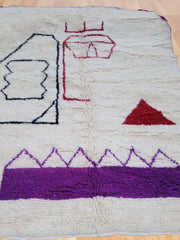 Load image into Gallery viewer, aesthetic unique rug, modern artwork authentic rug, colorful floor mattress runner