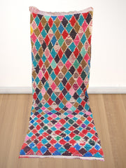 Load image into Gallery viewer, Colorful Charmer: Handcrafted Bouchouite Area Rug - Bold Hues, Eclectic Style