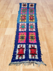 Load image into Gallery viewer, Moroccan Delight: Bouchouite Rag Rug - Sustainable Materials, Bohemian Flair