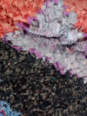 Load image into Gallery viewer, Wanderlust Wonder: Unique Berber Vintage Bouchouite Rug - Moroccan Boho Vibes