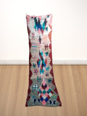 Load image into Gallery viewer, Textile Treasure: Vintage Berber Bouchouite Carpet - A Statement Piece for Your Home