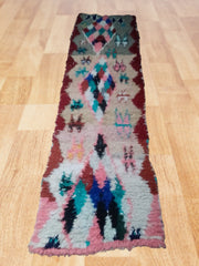 Load image into Gallery viewer, Textile Treasure: Vintage Berber Bouchouite Carpet - A Statement Piece for Your Home