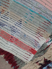 Load image into Gallery viewer, Bohemian Dreams: One-of-a-Kind Moroccan Bouchouite Rug, Berber handmade