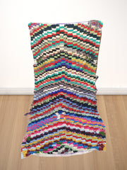 Load image into Gallery viewer, Bohemian Dreams: One-of-a-Kind Moroccan Bouchouite Rug, Berber handmade