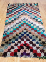 Load image into Gallery viewer, Colorful Charm: Custom Moroccan Bouchouite Rug for a Unique Statement