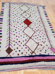 Load image into Gallery viewer, handmade furniture, contemporary Amazigh rug, boho rug, tapis berbere, handwoven rug, bedroom rug