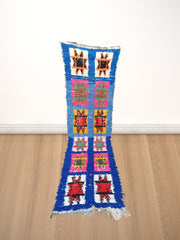 Load image into Gallery viewer, Moroccan Delight: Bouchouite Rag Rug - Sustainable Materials, Bohemian Flair