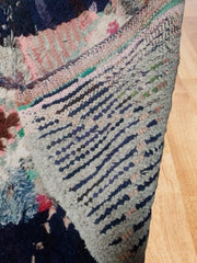 Load image into Gallery viewer, Rustic Chic: Handcrafted Berber Vintage Bouchouite Rug - A True Vintage Gem