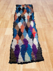 Load image into Gallery viewer, Tribal Fusion: Handmade Moroccan Bouchouite Rug, Customized to Perfection