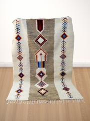 Load image into Gallery viewer, Moroccan Berber rug, Moroccan rug contemporary, pastel Moroccan rug - AUALIRUG
