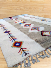 Load image into Gallery viewer, Moroccan Berber rug, Moroccan rug contemporary, pastel Moroccan rug - AUALIRUG
