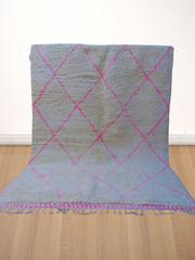 Load image into Gallery viewer, Moroccan custom handmade carpet, white carpet, Moroccan style rug, custom made rug - AUALIRUG
