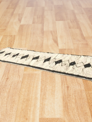 Load image into Gallery viewer, Azilal Berber Rug - Peach Rug - Traditional Moroccan Rug - Wool Rug - Contemporary Rug - Hand Knotted Rug- Black White Custom Rug -Solid Rug - AUALIRUG
