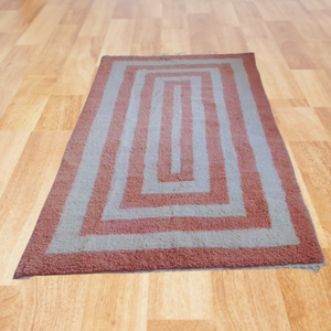 Beni Mrirt rug - Home art living room rug - Monochrome Deisgn Interior - Faded Rug - Shaggy Rug - Pink Rug - Geometric Runner - Plain rug - AUALIRUG
