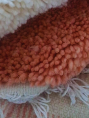 Load image into Gallery viewer, Beni Mrirt rug - Home art living room rug - Monochrome Deisgn Interior - Faded Rug - Shaggy Rug - Pink Rug - Geometric Runner - Plain rug - AUALIRUG
