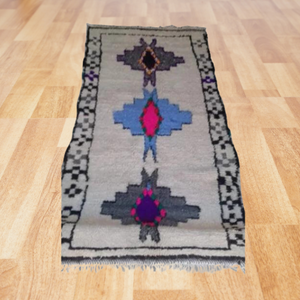 Home art living room rug - Berber rug - Handmade rug - Faded Rug - Shaggy Rug - Geometric Runner - Plain rug - Monochrome Deisgn Interior - AUALIRUG